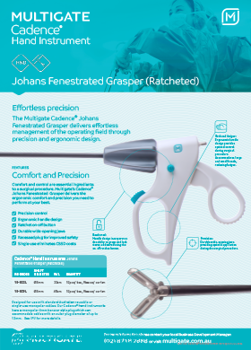 Cadence Johans Fenestrated Grasper